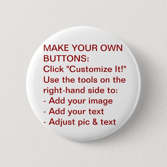 Make Your Own PinBack Buttons