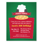 Colourful Pizza Kids Birthday Party Invitation | Zazzle.com