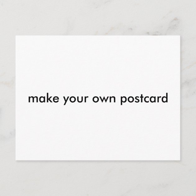 Make Your Own Postcard | Zazzle