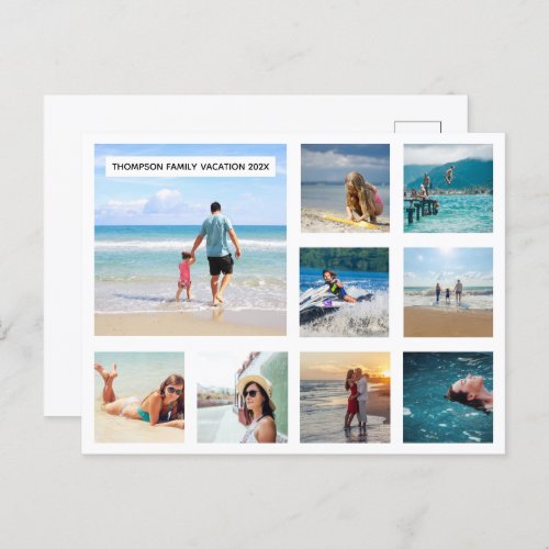 Make Your Own Postcard with Your Vacation Photos