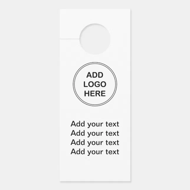 Make Your Own Promotional Door Hangers Zazzle