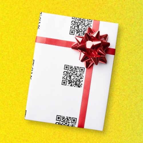 Make Your Own QR Code  Tiled Pattern Wrapping Paper