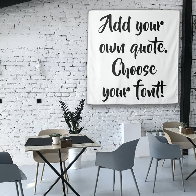 Make your own quote personalized  tapestry (Creator Uploaded)