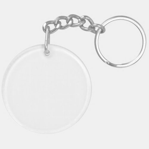 Make Your Own Round Double Sided Acrylic Keychain