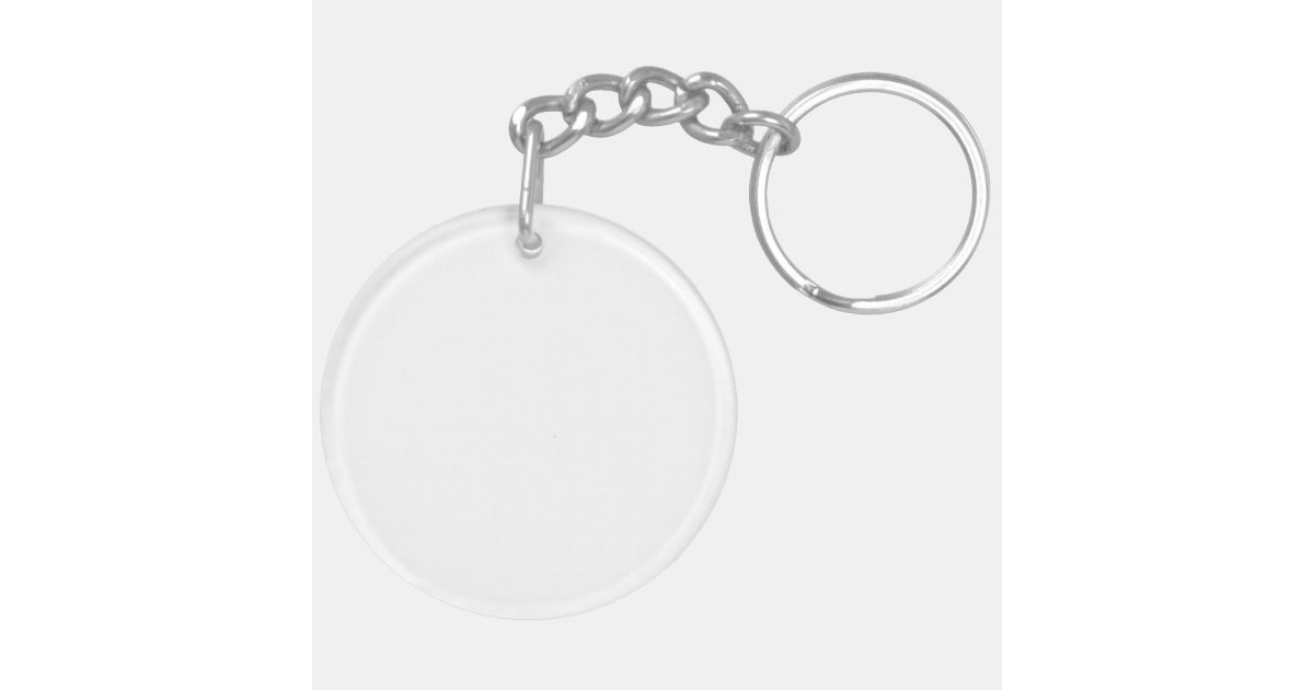 Download Make Your Own Round Double Sided Acrylic Keychain | Zazzle.com