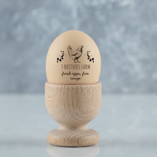 Make Your Own Rustic Egg Stamp Business Farm
