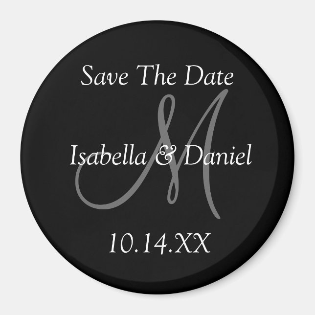 Make Your Own Save The Date Magnet (Front)