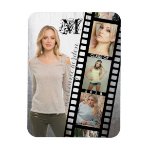 Make Your Own Senior Portrait Class of 2018 Frame Magnet