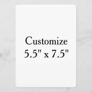 Make Your Own Simple 5.5" x 7.5" round Menu