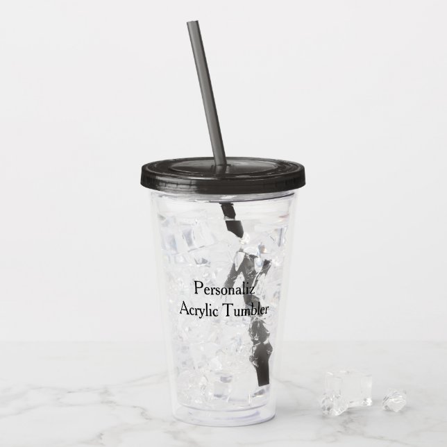Make Your Own Simple  Acrylic Tumbler (Front Ice)