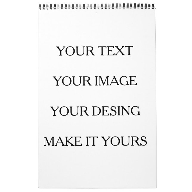 Make Your Own Simple Not Transparent Calendar (Cover)