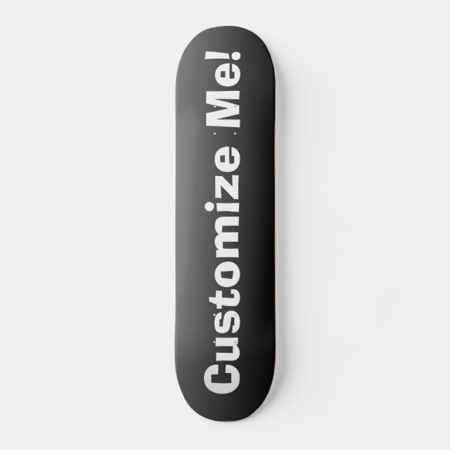 Make Your Own Skateboard Deck (Front)