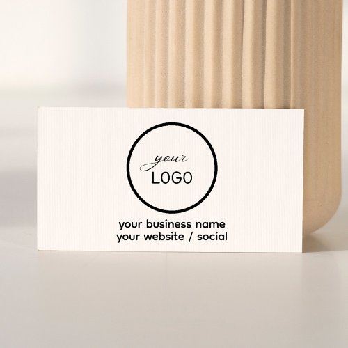 Make Your Own Small Business Custom Logo Info Rubber Stamp