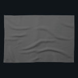 Make Your Own Solid Color Blank Template Dark Grey Kitchen Towel<br><div class="desc">Custom Make Your Own Upload Add Your Monogram Initial Photo or Logo Text Name Elegant Modern Cute Kitchen & Dining / Table & Kitchen Linens/ Blank Template Trendy Dark Grey Solid Color Kitchen Towel.</div>