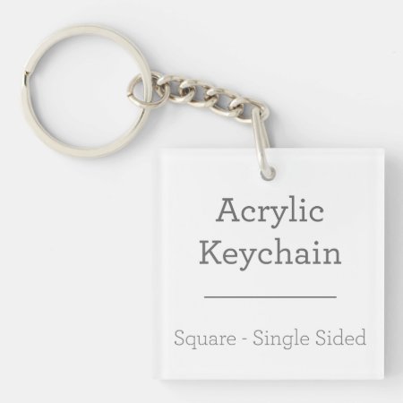 Make Your Own Square Keychain