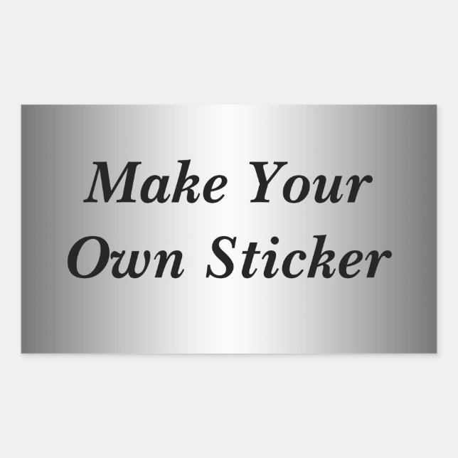 Make Your Own Sticker (Front)