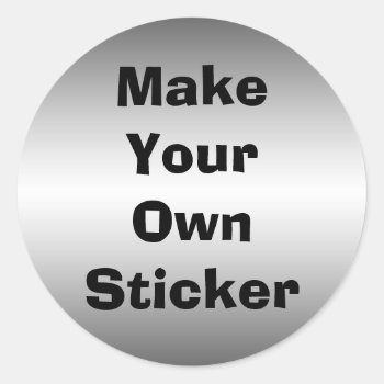 Make Your Own Sticker by MetalShop at Zazzle