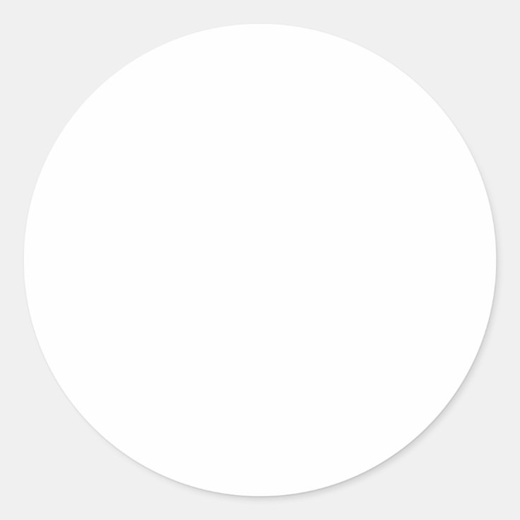 Make Your Own Stickers-Large 3 inch Classic Round Sticker | Zazzle