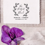 Make Your Own The Perfect Blend Botanical Wedding Rubber Stamp<br><div class="desc">Make Your Own The Perfect Blend Botanical Wedding Rubber Stamps by invintage.</div>