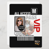 Make Your Own VIP Pass 8 ways to Personalize (Front/Back)