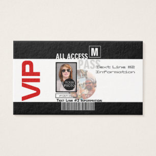 Make Your Own VIP Pass 8 ways to Personalize