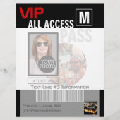Make Your Own VIP Pass 8 ways to Personalize (Front)