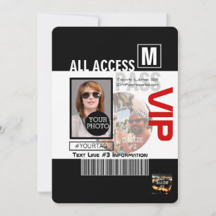 Make Your Own VIP Pass 8 ways to Personalize