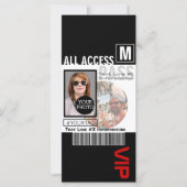 Make Your Own VIP Pass 8 ways to Personalize (Front)