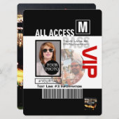 Make Your Own VIP Pass 8 ways to Personalize (Front/Back)