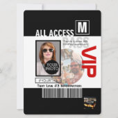 Make Your Own VIP Pass 8 ways to Personalize (Front)