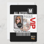 Make Your Own VIP Pass 8 ways to Personalize (Front)