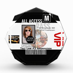 Make Your Own VIP Pass 8 ways to Personalize Acrylic Award