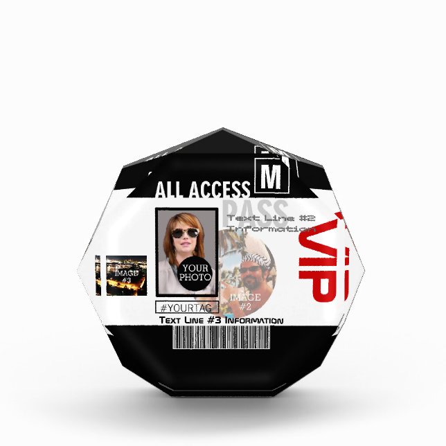 Make Your Own VIP Pass 8 ways to Personalize Award (Front)