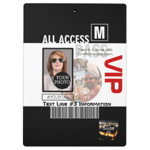 Make Your Own VIP Pass 8 ways to Personalize Clipboard