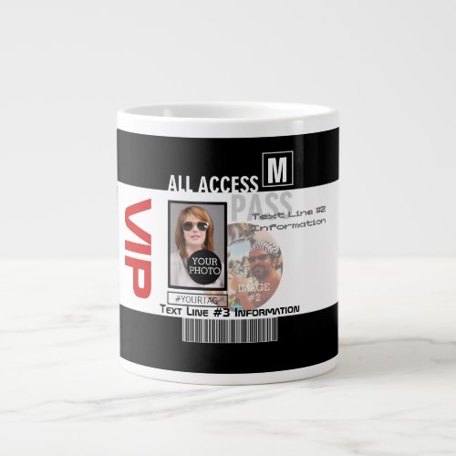 Make Your Own VIP Pass 8 ways to Personalize Large Coffee Mug