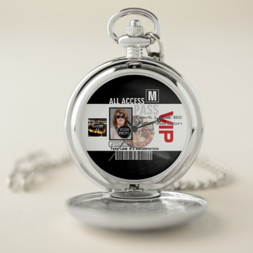 Make Your Own VIP Pass 8 ways to Personalize Pocket Watch