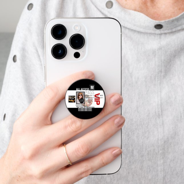 Make Your Own VIP Pass 8 ways to Personalize PopSocket (Hand)