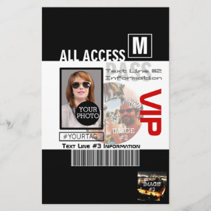 Make Your Own VIP Pass 8 ways to Personalize Stationery