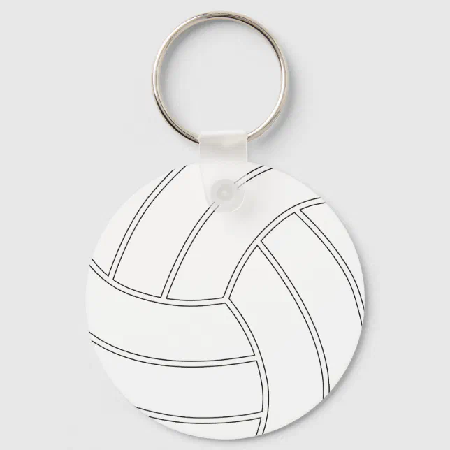 Make Your Own Volleyball Keychain Zazzle
