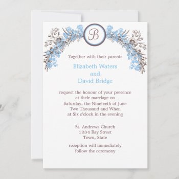 Make Your Own Wedding Invitations by MonogramGifts at Zazzle