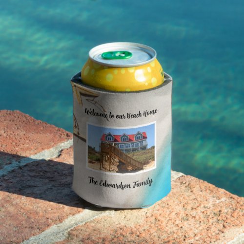 Make your own Welcome family summer beach house Can Cooler