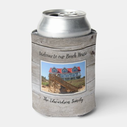 Make your own Welcome family summer beach house Can Cooler