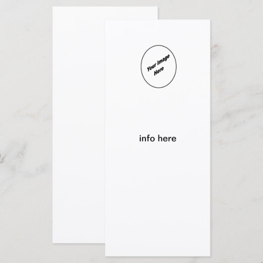 Make Your Personalized Rack Card (Front/Back)