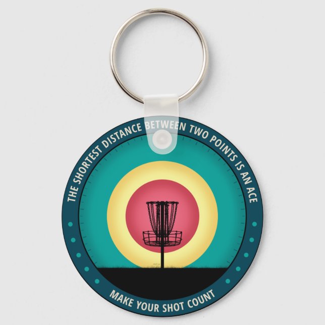 Make Your Shot Count Keychain (Front)