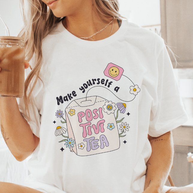 Make Yourself a Positivi-Tea Tri-Blend Shirt (Creator Uploaded)