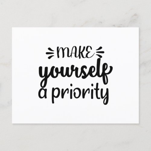 Make Yourself a Priority Postcard