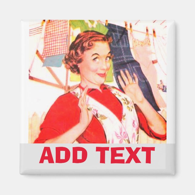 Make Yourself At Home , wash clothes Magnet (Front)