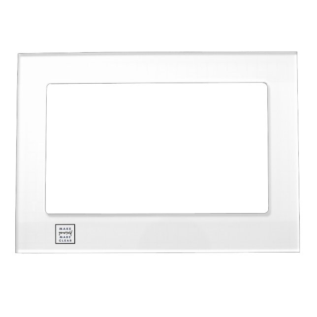 make yourself made clear magnetic frame (Front)
