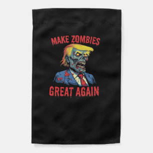 Make Zombies Great Again - Halloween Zombie Classi Garden Flag