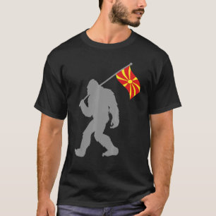 Makedonija Or North Macedonian Flag On North Mace T-Shirt